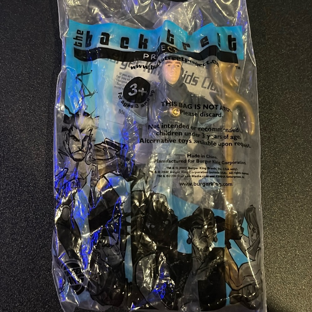 New in package Nick Carter Backstreet Boys Burger King toy